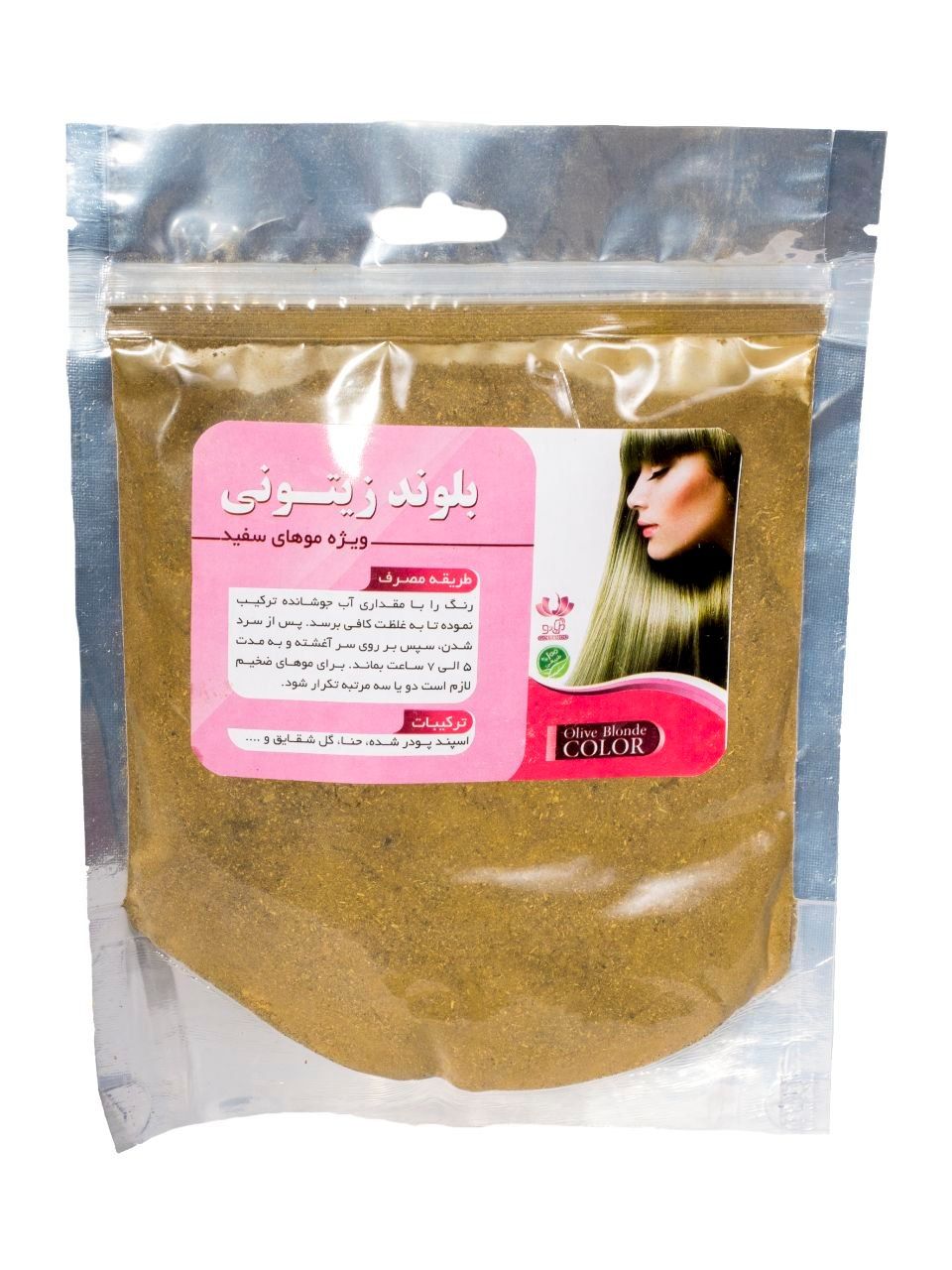 رنگ مو بلوند زیتونی